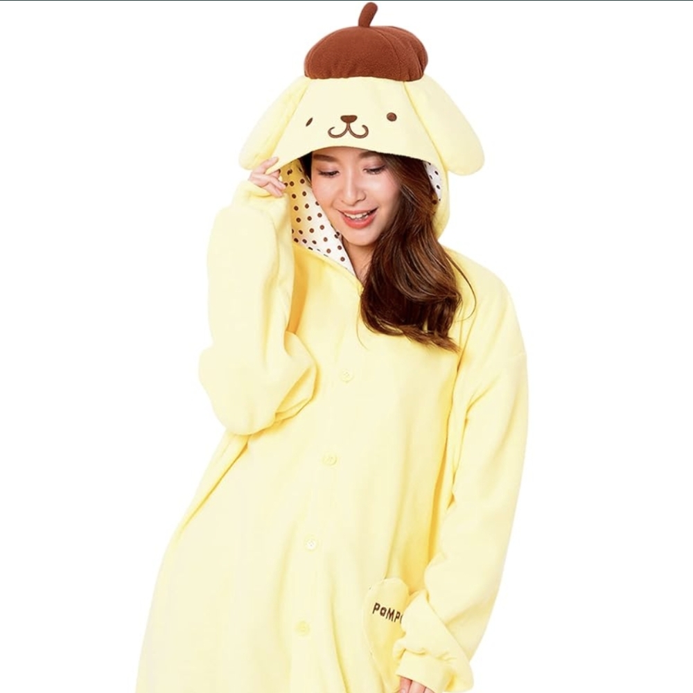 Kigurumi - Pompompurin - Onesie Jumpsuit Halloween Costume - Size XL unisex